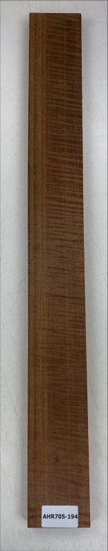 Neck Sycamore / European Maple, curly, Choco, for bass - Unique Piece #194